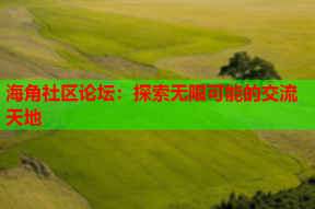 海角社区论坛：探索无限可能的交流天地
